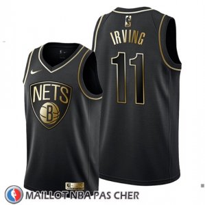 Maillot Golden Edition Brooklyn Nets Kyrie Irving Noir
