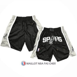 Short San Antonio Spurs Just Don Noir Gris