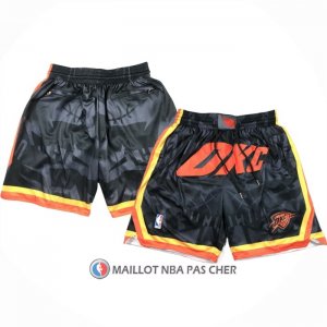 Short Oklahoma City Thunder Ville Just Don 2023-24 Noir