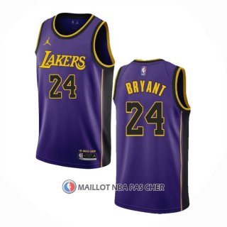 Maillot Los Angeles Lakers Kobe Bryant NO 24 Statement 2022-23 Volet