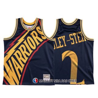 Maillot Golden State Warriors Willie Cauley Stein Mitchell & Ness Big Face Bleu