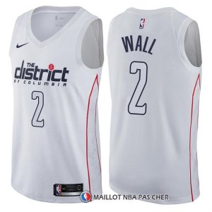 Maillot Washington Wizards John Wall Ville 2 Blanc