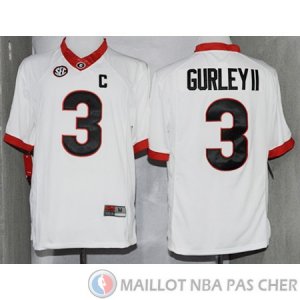 Maillot NCAA Todd Gurley II Blanc Edicion Limitada