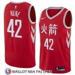 Maillot Houston Rockets Nene No 42 Ciudad 2018 Rouge