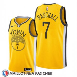 Maillot Golden State Warriors Eric Paschall Earned 2019-20 Jaune