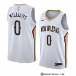 Maillot New Orleans Pelicans Troy Williams Association 2018 Blanc