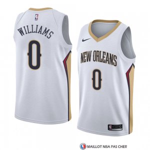 Maillot New Orleans Pelicans Troy Williams Association 2018 Blanc