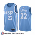 Maillot Minnesota Timberwolves Andrew Wiggins Ville Edition Bleu