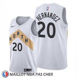 Maillot Tornto Raptors Dewan Hernandez Ville Blanc