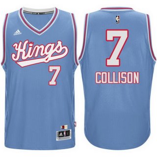 Maillot Retro 1985-86 Kings Collison 7 Bleu