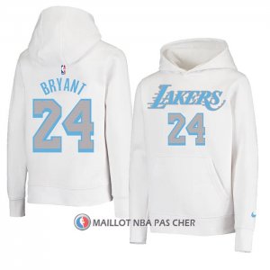 Veste a Capuche Los Angeles Lakers Kobe Bryant Ville Blanc