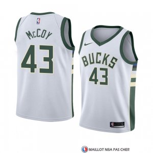 Maillot Milwaukee Bucks Brandon Mccoy Association 2018 Blanc