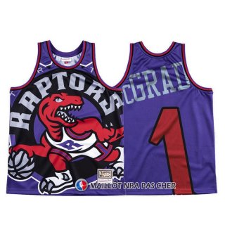 Maillot Tornto Raptors Tracy Mcgrady Mitchell & Ness Big Face Volet