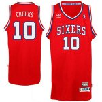 Maillot Retro 76ers Cheeks 10 Rouge