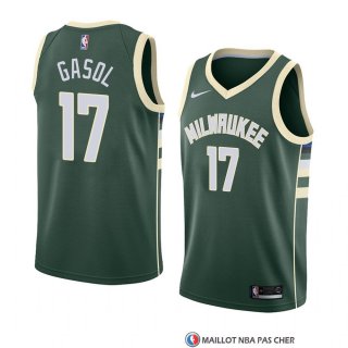 Maillot Milwaukee Bucks Pau Gasol Icon 2018 Vert