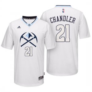 Maillot Manga Cort Nuggets Chandler 21 Blanc