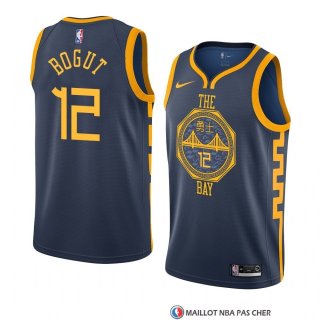 Maillot Golden State Warriors Andrew Bogut Ville 2018-19 Bleu