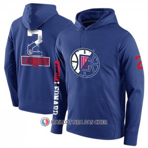 Veste a Capuche Los Angeles Clippers Kawhi Leonard Bleu