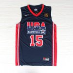 Maillot de Johnson USA NBA 1992 Bleu