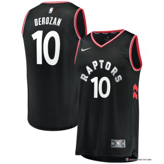 Maillot Authentique Toronto Raptors Derozan 2017-18 10 Noir