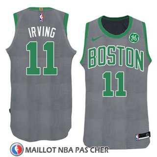 Maillot Noel 2018 Boston Celtics Kyrie Irving No 11 Vert