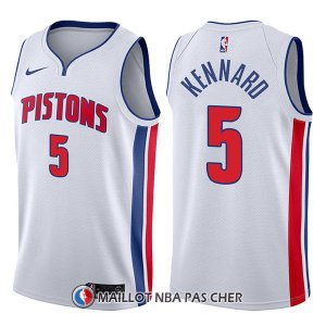Maillot Detroit Pistons Luke Kennard Association 5 2017-18 Blanc