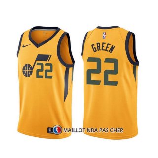 Maillot Utah Jazz Jeff Green Statement Jaune