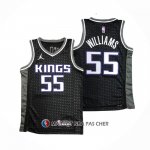 Maillot Sacramento Kings Jason Williams NO 55 Statement 2020-21 Noir