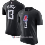 Maillot Manche Courte Los Angeles Clippers Paul George Statement Noir