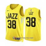 Maillot Utah Jazz Saben Lee NO 38 Icon 2022-23 Jaune