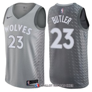 Maillot Minnesota Timberwolves Jimmy Butler Ville 23 Gris