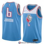 Maillot Sacramento Kings Joe Johnson Ville 2018 Bleu