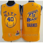 Maillot Golden State Warriors City Barnes #40 Jaune