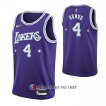 Maillot Los Angeles Lakers Rajon Rondo NO 4 Ville Edition 2021-22 Volet