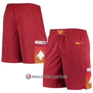 Short Denver Nuggets Ville Edition 2020-21 Rouge