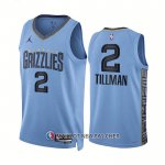 Maillot Memphis Grizzlies Xavier Tillman NO 2 Statement 2022-23 Bleu