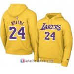 Veste a Capuche Los Angeles Lakers Kobe Bryant Jaune