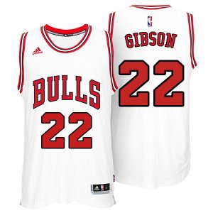 Maillot Bulls Gibson 22 Blanc
