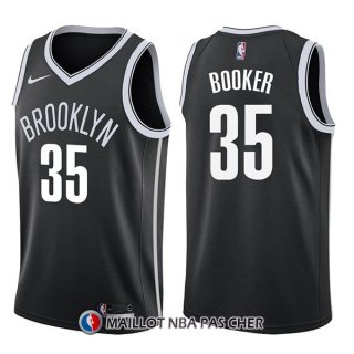 Maillot Brooklyn Nets Trevor Booker Icon 35 2017-18 Noir