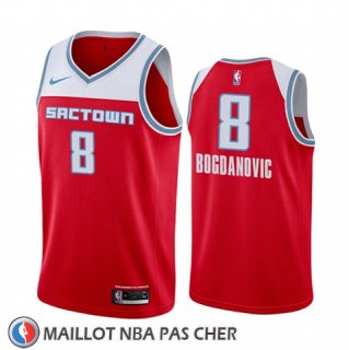 Maillot Sacramento Kings Bogdan Bogdanovic Ville Rouge