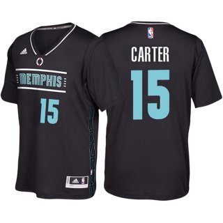 Maillot Manga Cort Vince Carter Grizzlies 15 Noir