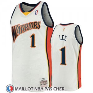 Maillot Golden State Warriors Damion Lee 2009-10 Hardwood Classics Blanc