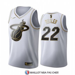 Maillot Golden Edition Miami Heat Jimmy Butler Blanc