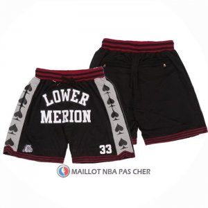 Short Lower Merion Kobe Bryant Noir