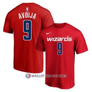 Maillot Manche Courte Washington Wizards Deni Avdija Rouge