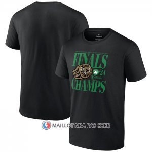 Maillot Manche Courte Boston Celtics 2024 NBA Finals Champions Ball Screen Ring Noir