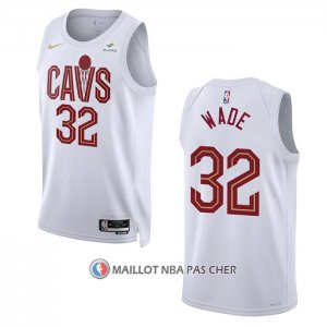 Maillot Cleveland Cavaliers Dean Wade NO 32 Association 2022-23 Blanc