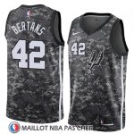 Maillot San Antonio Spurs Davis Bertans No 42 Ciudad 2018 Gris