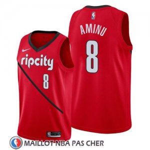 Maillot Portland Trail Blazers Al Farouq Aminu Earned 2019 Rouge