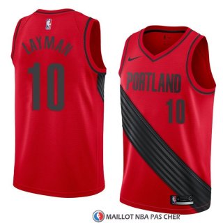 Maillot Portland Trail Blazers Jake Layman Statement 2018 Rouge